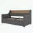 Daybed with Trundle, Upholstered Daybed with Charging Station and LED Lights-1959252398