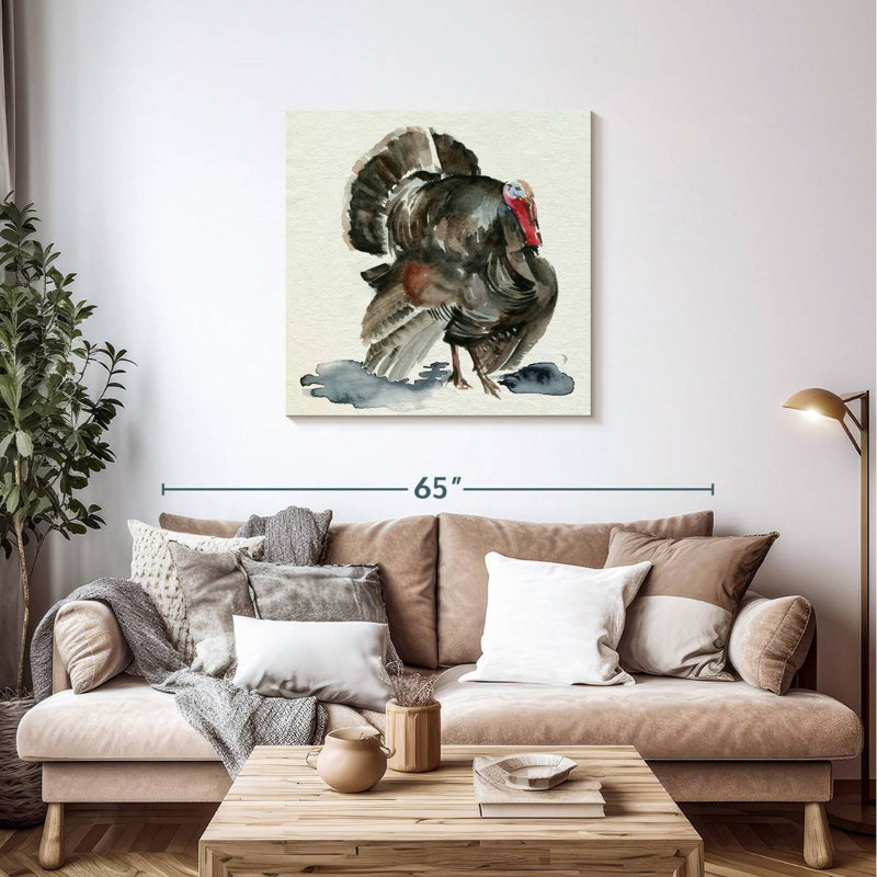 Dinde aquarelle Brampt I