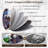 UL Certified Bright Oval Frontlit & Backlit LED Bathroom Vanity Mirror With 3-Year Warranty, Dimmable, Anti-Fog, 3 Color Adjustment, Tempered Glass-1455043489
