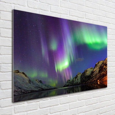 Aurora Borealis - No Frame Print on Glass
