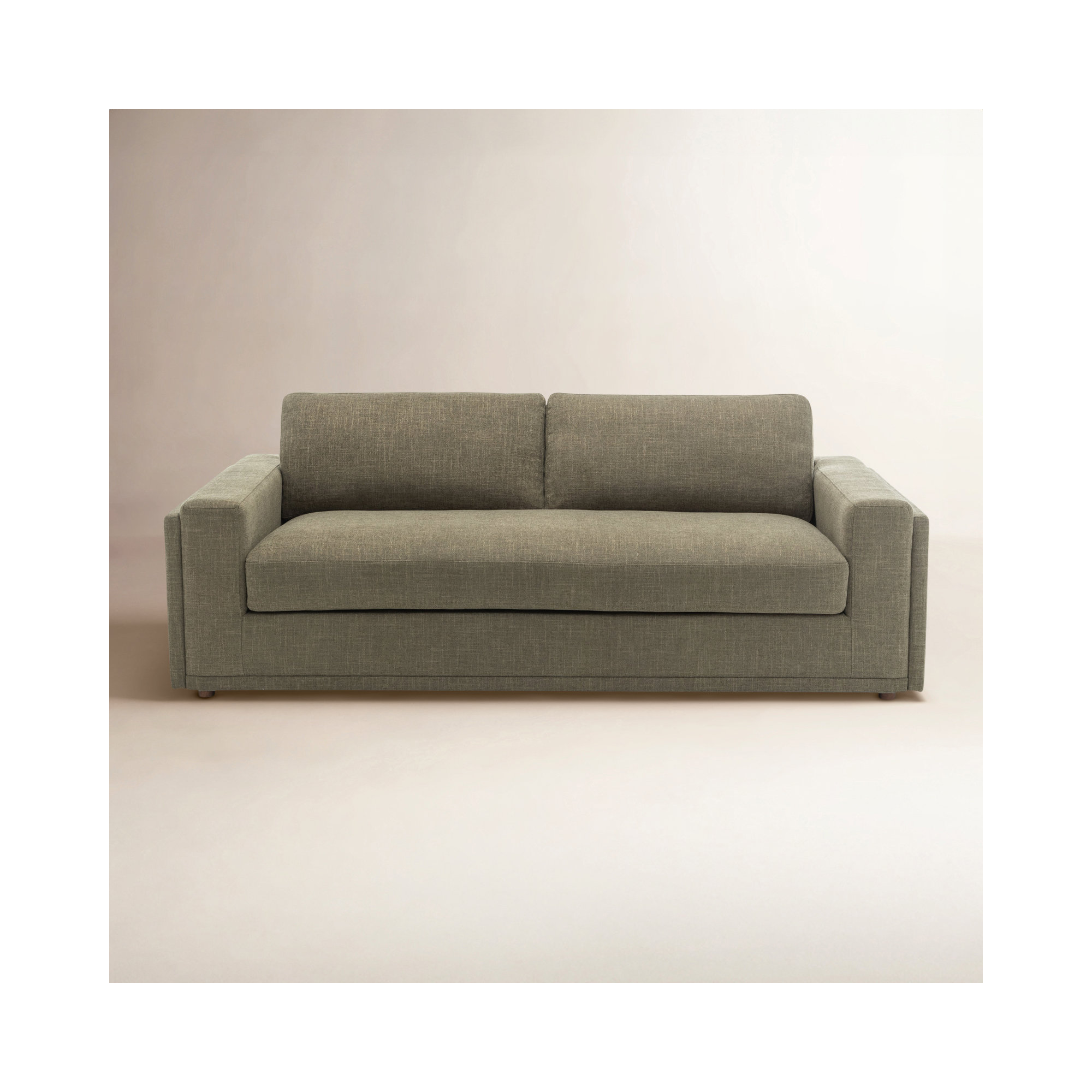 Essex 86.6” Upholstered Sofa, Green