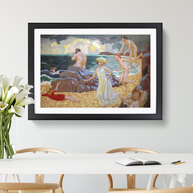 Polyphemus by Maurice Denis - Framed Print, 27cm H x 36cm W x 2cm D, Black Framed