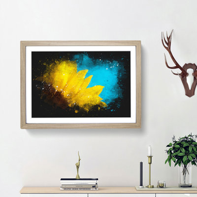 Sunflower at the End of Summer - Picture Frame Graphic Art Print