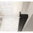 28"x 72" Pivot Shower Door with Half Frame, Tempered Glass