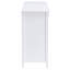 Console, armoire à 6 tiroirs, armoire blanche