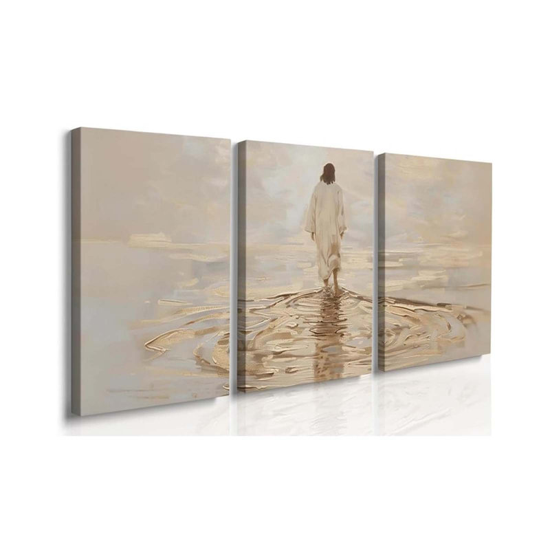 3 Piece Wrapped Canvas Print, 40 cm H x 90 cm W