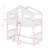 Twin Over Twin House Bunk Bed With Ladder-737704706