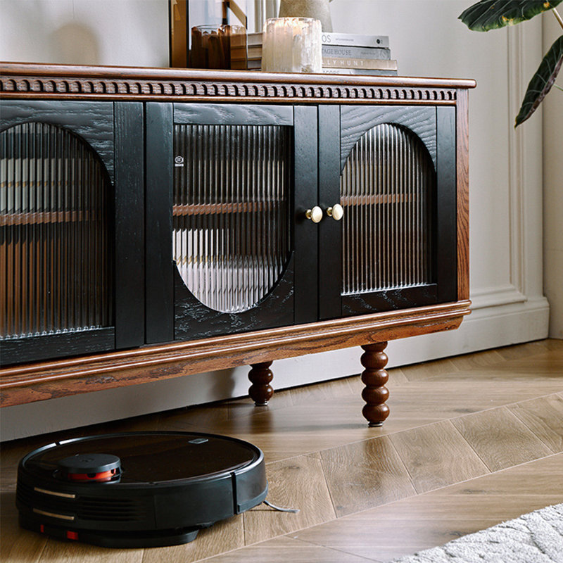 Meuble télé avec rangement French Vintage, 86.61"