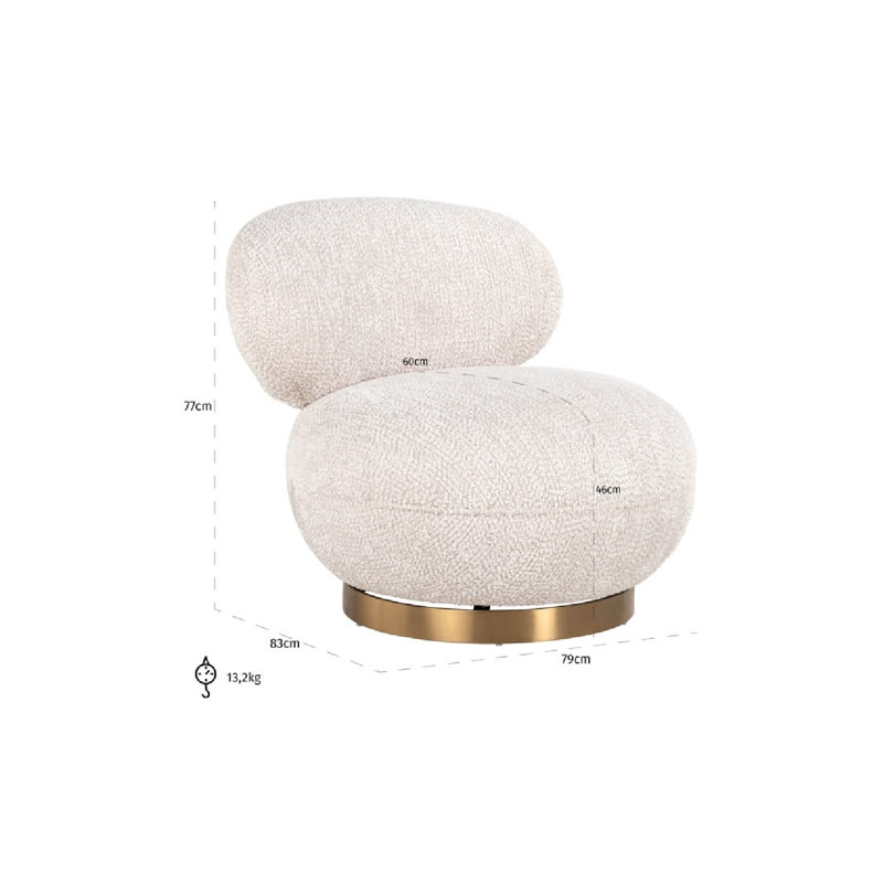 Accent Chair Upholstered Swivel Accent Chair