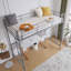 Lit mezzanine simple en métal-1968074131