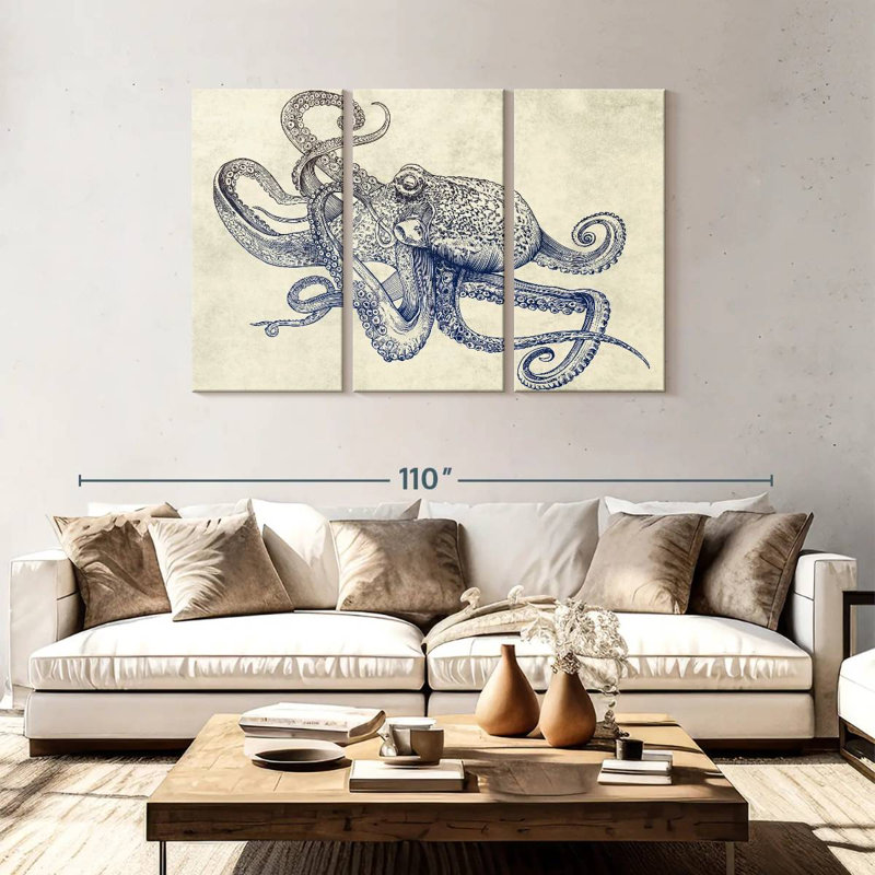 Brampt Octoflow, 48" H x 74" W