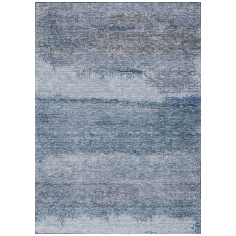 Machine Washable Indoor/Outdoor Colman ACN2156 Modern Rug, Rectangle 10' x 14'