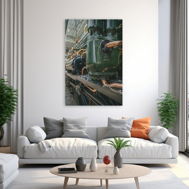 Railroad Car IV - Photographie contemporaine, H 60 po x l 40 po