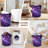 Laundry Hamper,Flying Butterflies Laundry Basket,Glowing Stars Waterproof Oxford Cloth Storage Basket With Handle For Clothes Books Nursery Home Storage Sundries