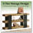 3-Tier Console Table for Versatile Home Use