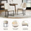 Modern Upholstered Metal Frame Side Dining Chair-1964727607