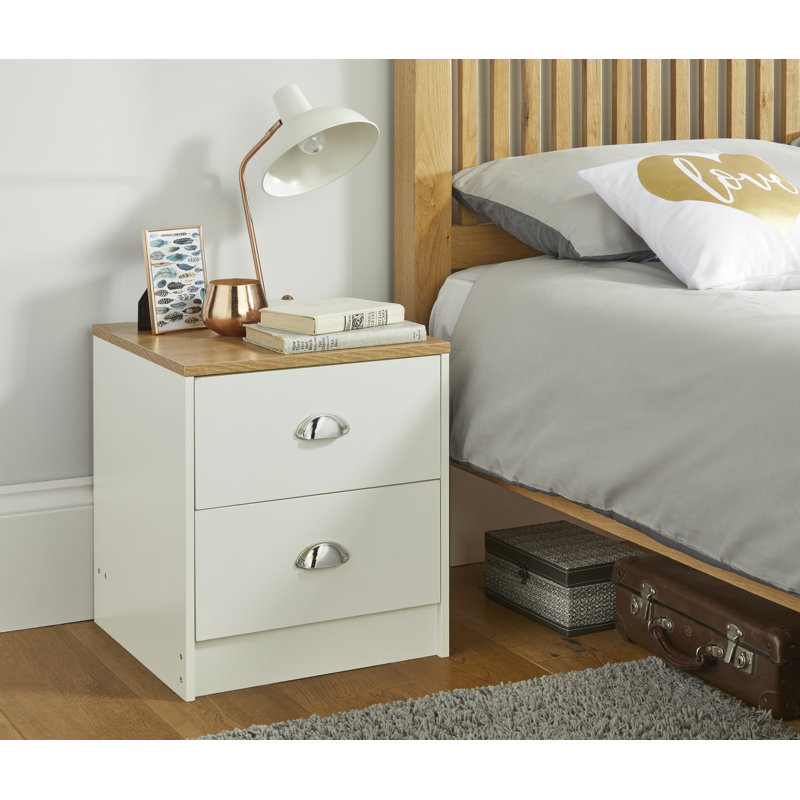 Oviedo 40cm W Manufactured Wood Bedside Table