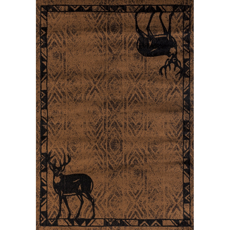 Tapis brun Pippen, Rectangle 7 pi 10 po x 10 pi 6 po