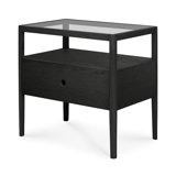 Spindle 1 - Drawer Solid Wood Nightstand