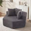 2 pièces - Fauteuil surdimensionné en chenille de 54 po avec coussins décoratifs-131181805