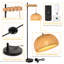 Adeodata 165.1cm Swing Arm Floor Lamp