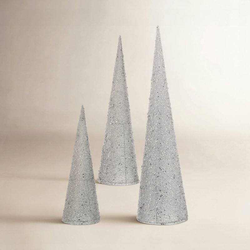 Christmas Tabletop Tree, Silver