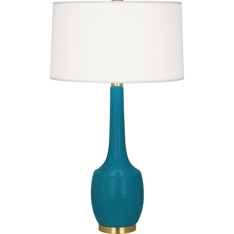Delilah Table Lamp, Peacock