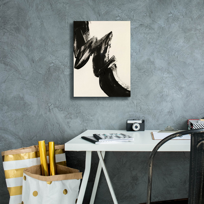 «Black Expression II» par Regina Moore, H 16 po x l 12 po x P 0,75 po