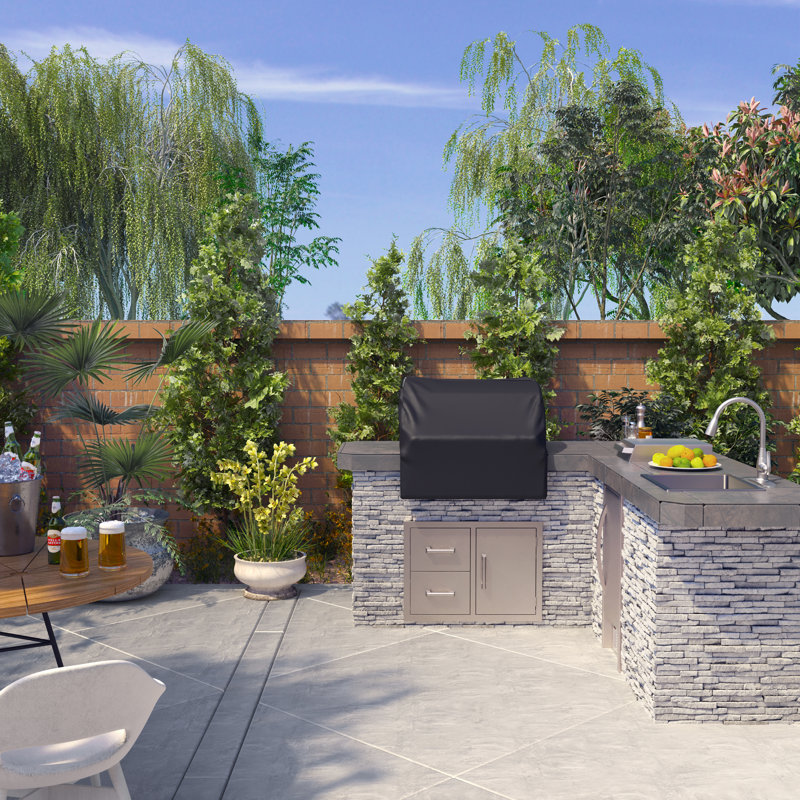 Housse de gril, H 26,375 po x l 34,25 po x P 30,75 po