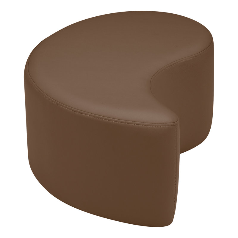 Shapes Structure Soft Seating Teardrop Kids Soft Seating, Chocolate, 18" H x 29" W x 17.5" D