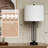 26.5" Industrial Iron Table Lamp Dual Pull Chain USB Type-C Ports for Bedroom Living Room-337797967