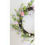 Daisy Twig Artificial Floral Wreath Green and Pink-17163797