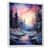 White Floater Framed