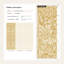 Papier peint damassé rétro floral doré et crème avec oiseaux-2131474257