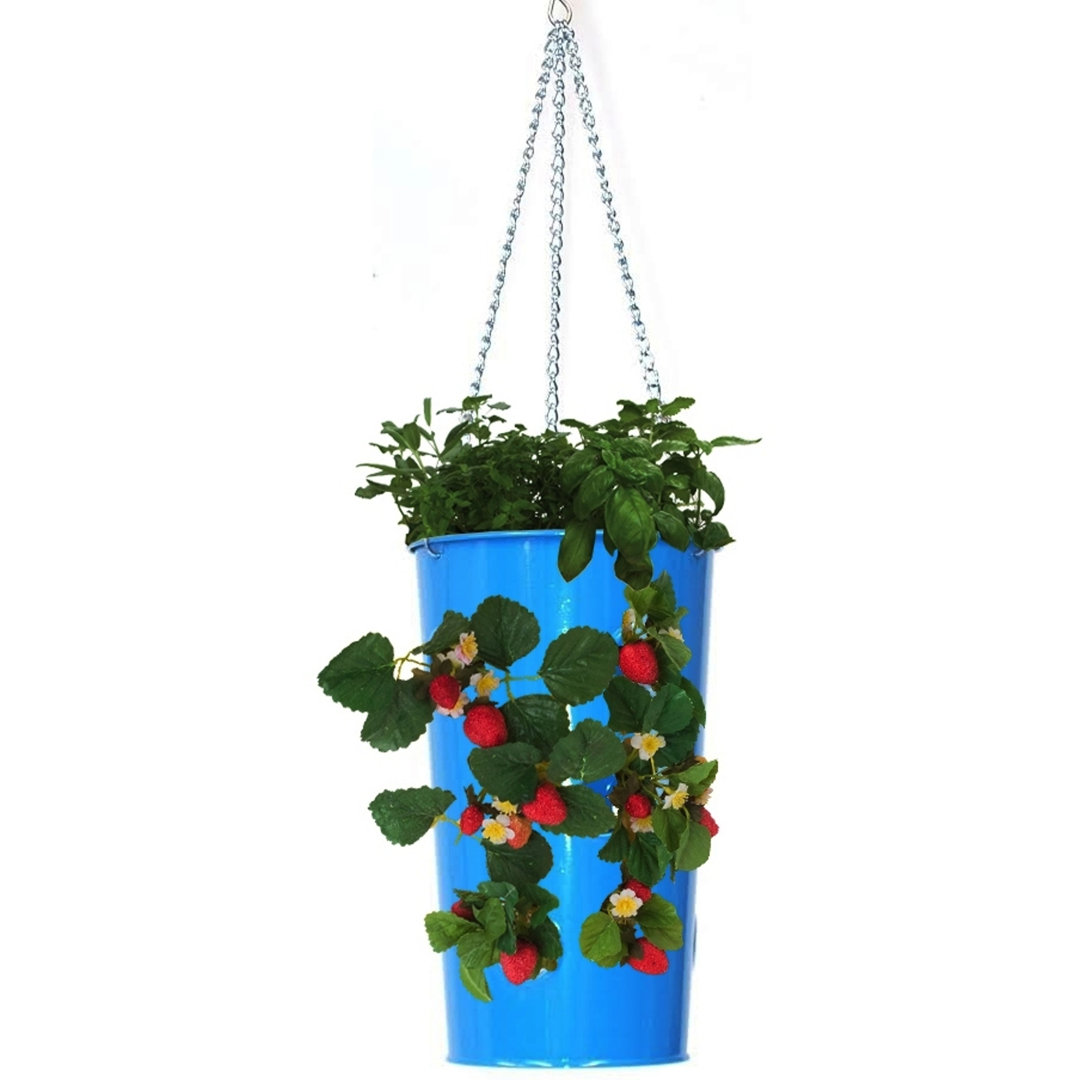 Kieth Metal Hanging Planter Winston Porter 