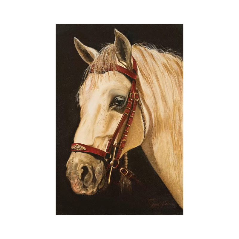 Horse by Nelly Arenas - Wrapped Canvas Gallery-Wrapped Canvas Giclée, 66.04 cm H x 45.72 cm W x 3.175 cm D