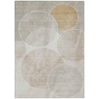 Machine Washable Indoor/Outdoor Pablo ACN2286 Geometric Rug