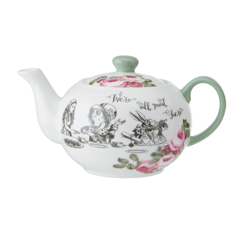 Mikasa and the V&A Alice In Wonderland Bone China Mini Teapot, 400ml