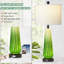 Table Lamps Nightlight 2in1 Glass Green Ripple Style with Rotary Switch Touch Switch(Set of 2)-567154293