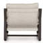 Chaise de patio en teck avec coussins Shea-1001018470-1001018469