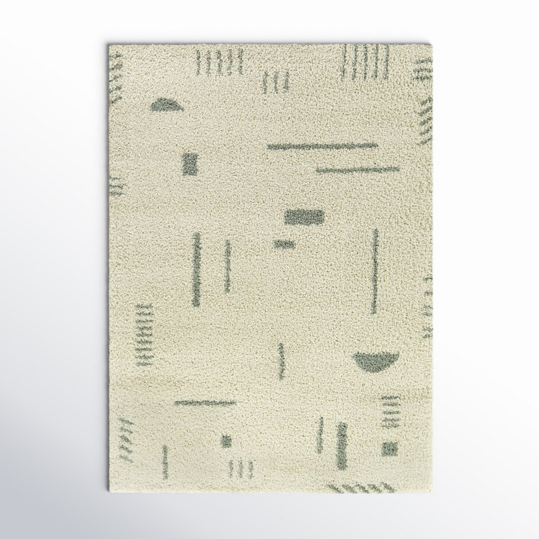 Morin Geometric Shag Area Rug