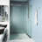 Cass 48-52" W x 76" H Sliding Frameless Shower Door with 3/8" Clear Glass-55865524