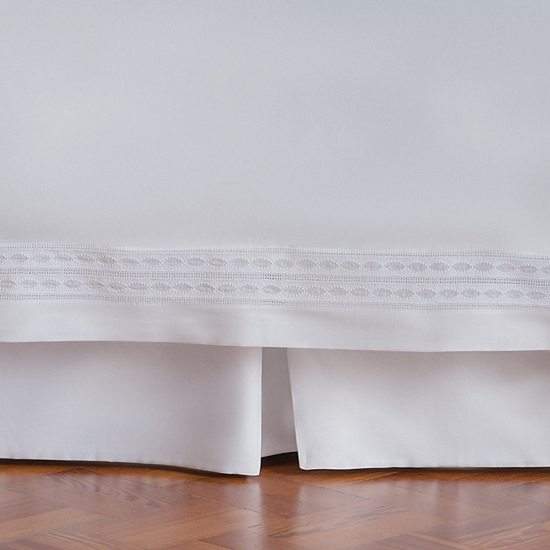 Tailored Bed Skirt, Queen, Ivory