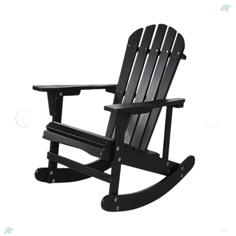 Mobilier d'extérieur Adirondack, Noir
