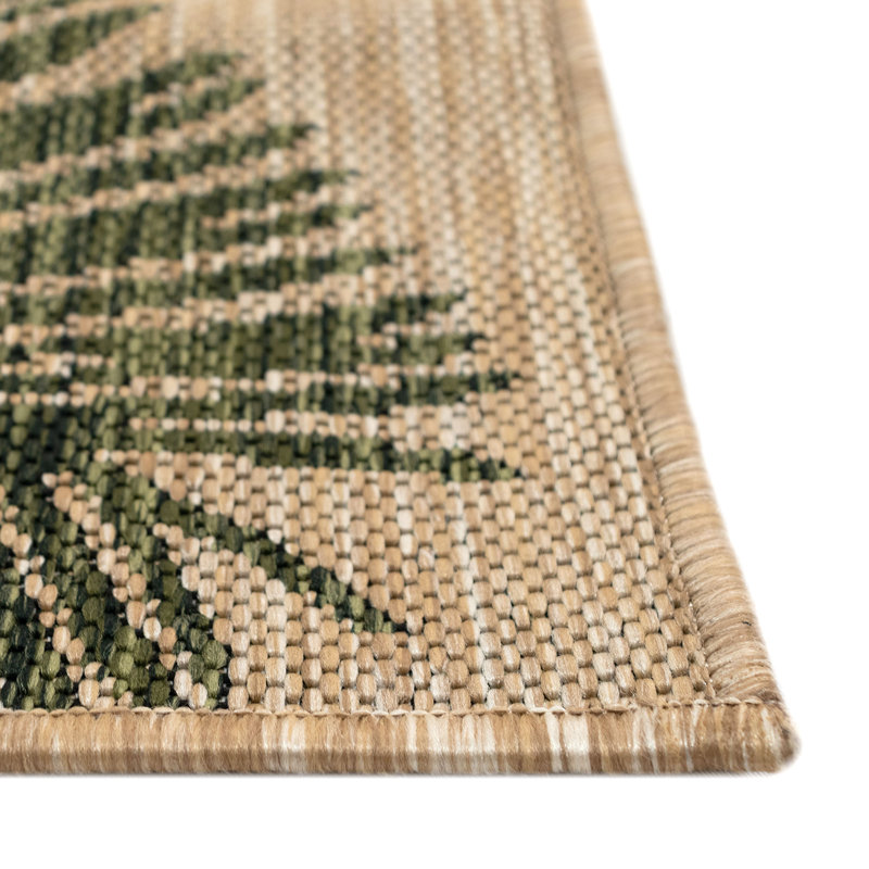 Saldanha Floral Indoor / Outdoor Rug, Square 7'10"