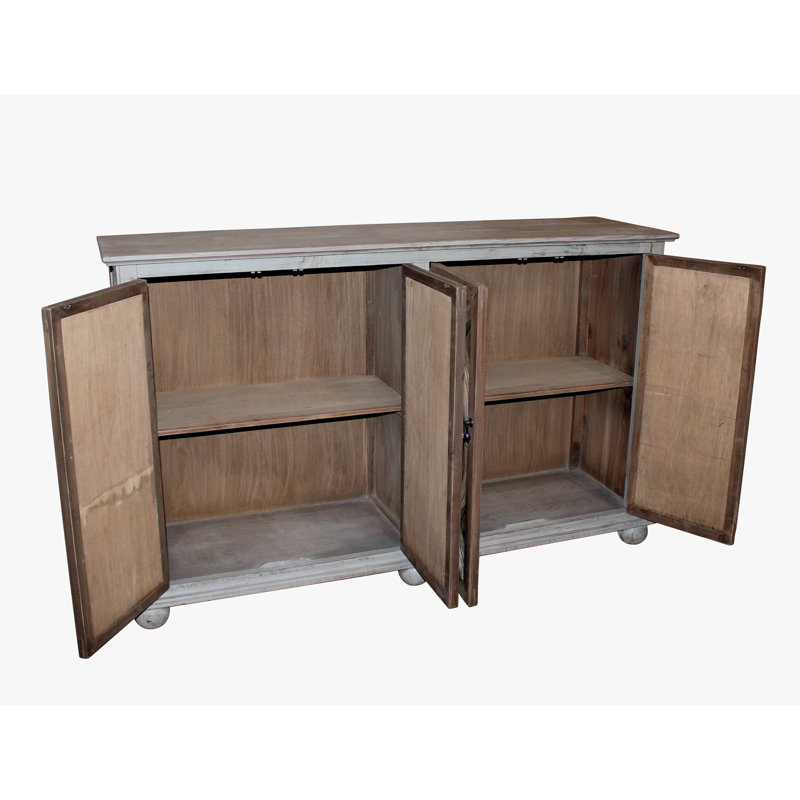 65 " W Pine Solid Wood