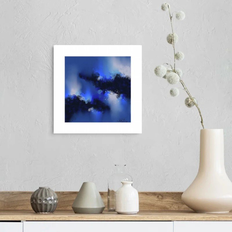 Monochromatic Blue Art Print
