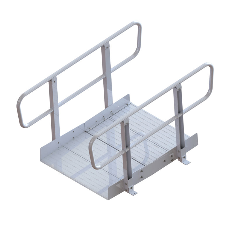 Prairie View Industries Metal Modular Ramp, 48" L