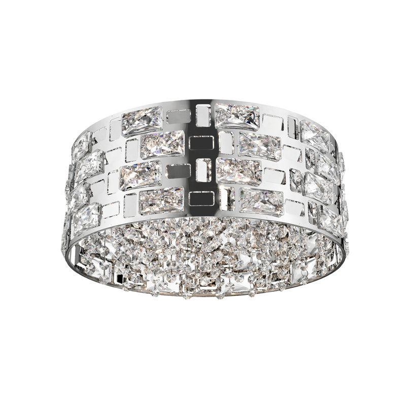 Chumley Flush Mount, Chrome