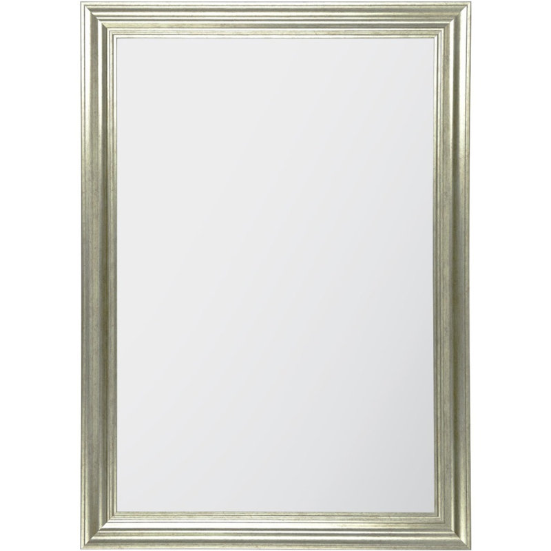 Nohemi Wood Flat Wall Mirror